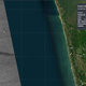 A screenshot of satellite data analyzed by Orbital EOS, showing an oil spill near Sri Lanka.